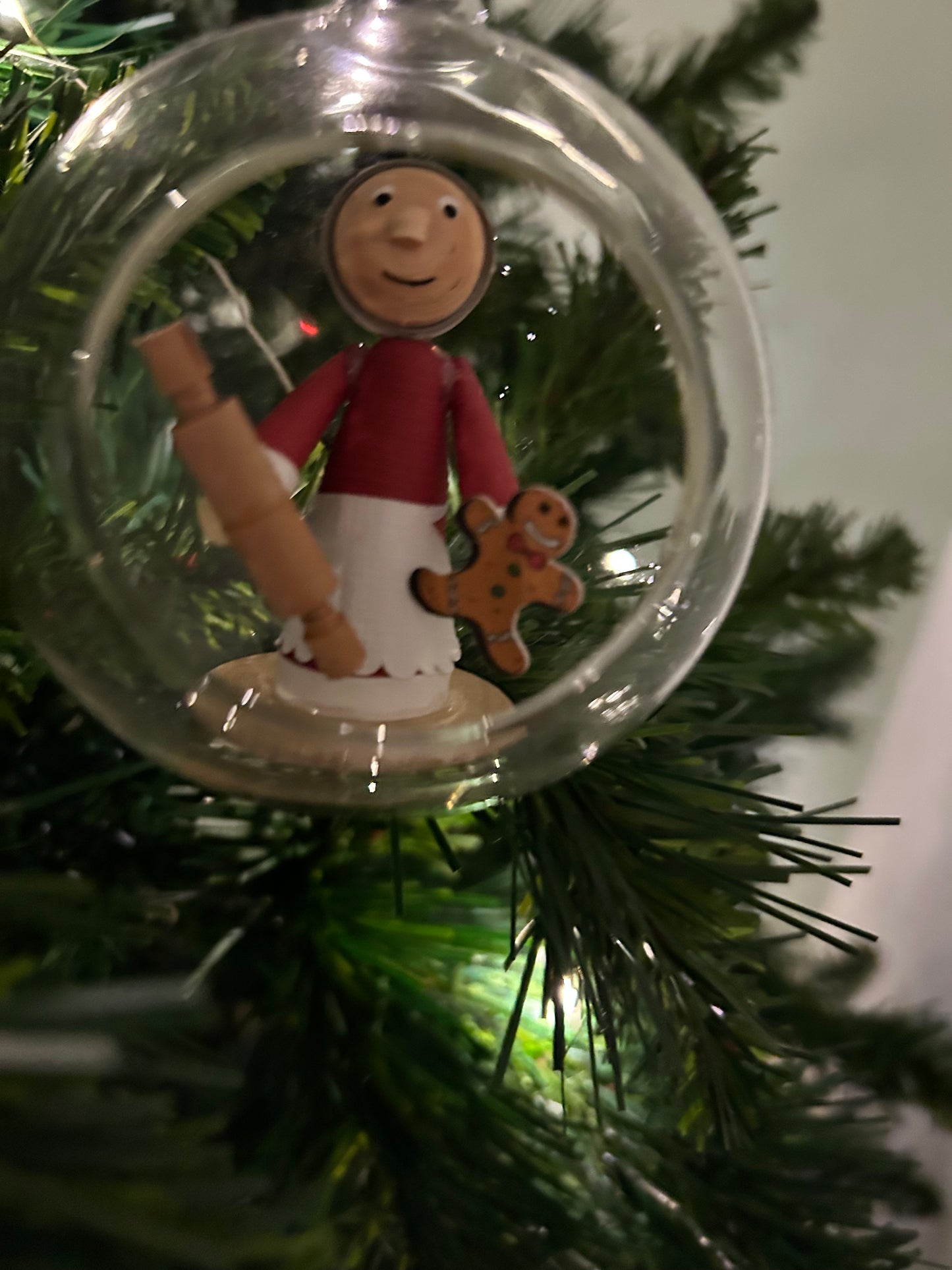 Mrs Claus baking bauble