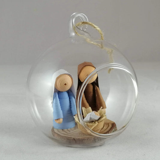 Mary and Joseph bauble