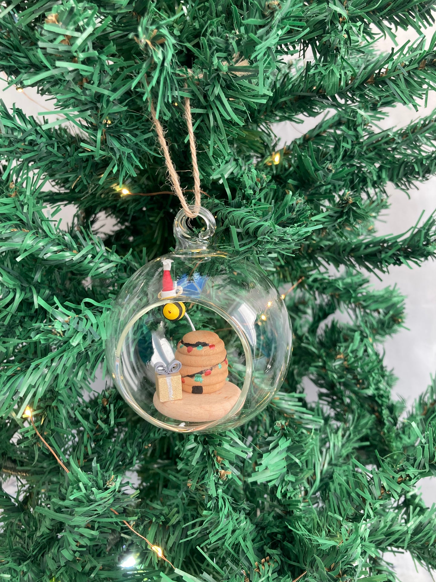 Santa Bee bauble