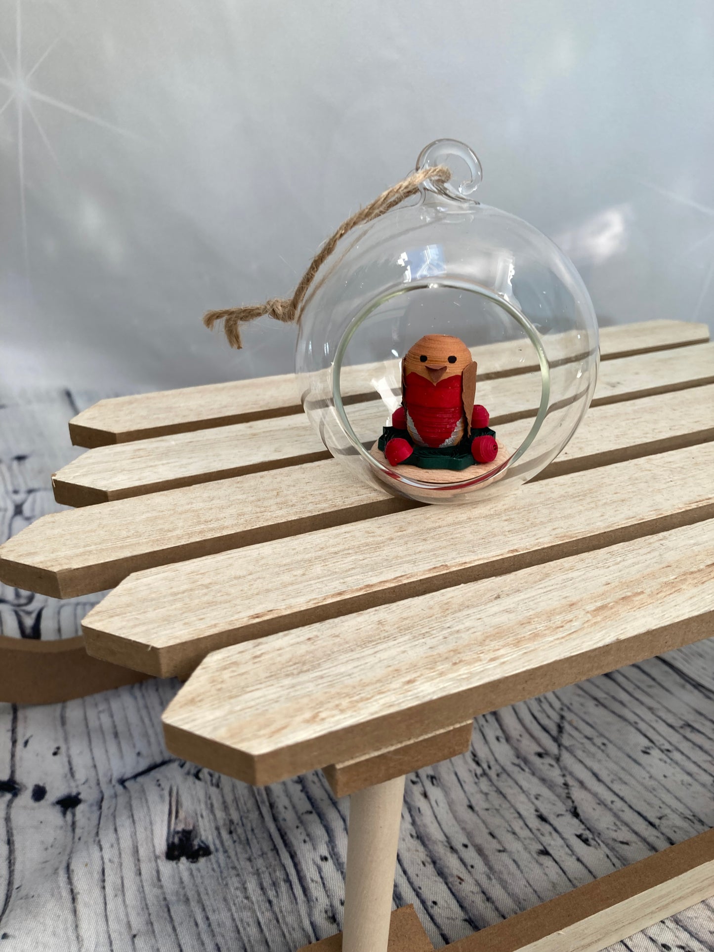 Christmas Robin bauble