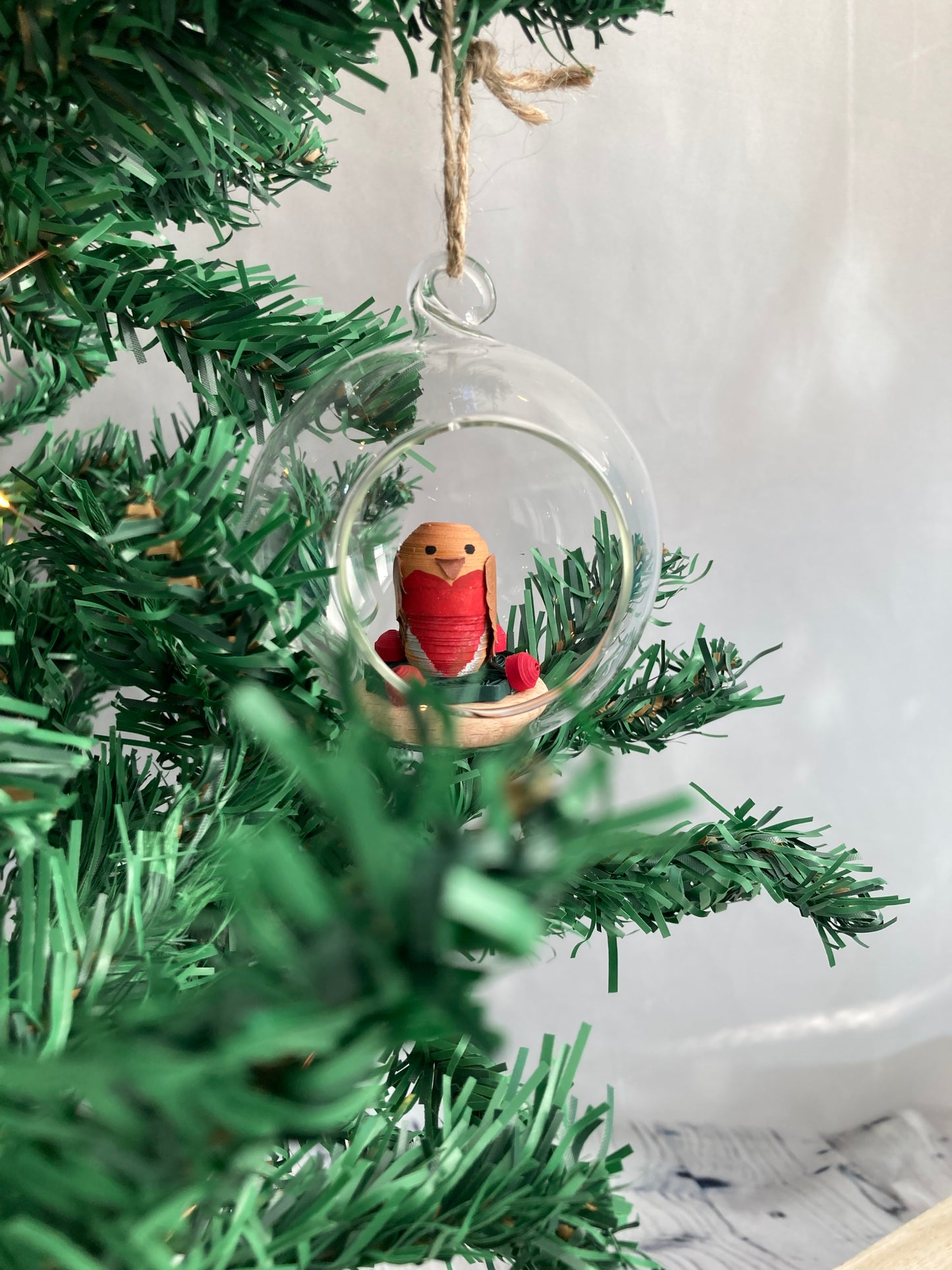 Christmas Robin bauble