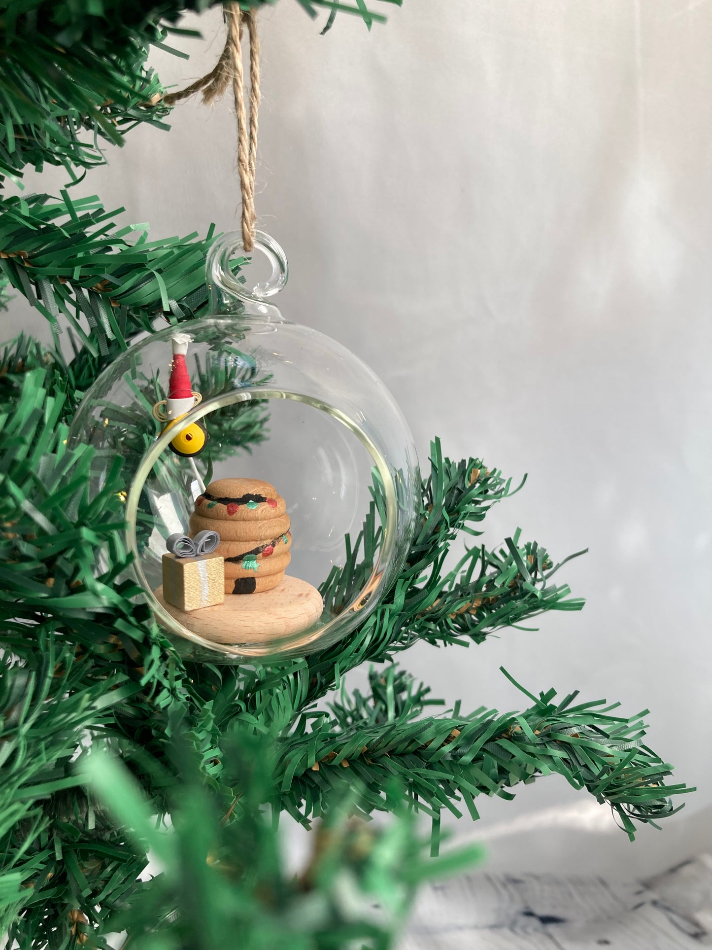 Santa Bee bauble