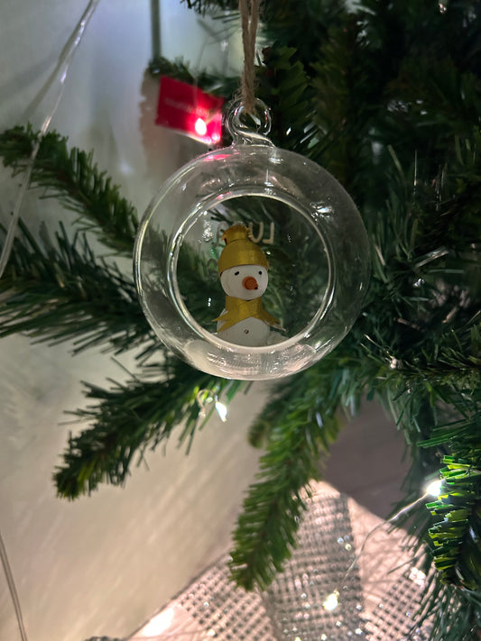 Small snowman bauble