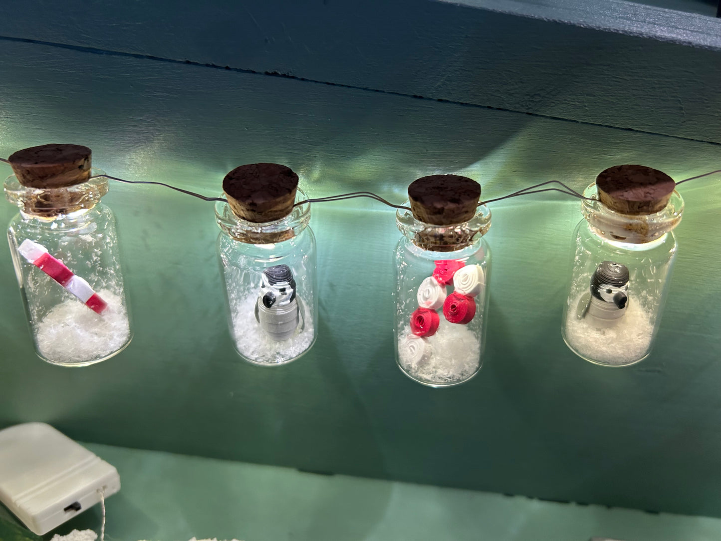 50 mini bottle fairy lights