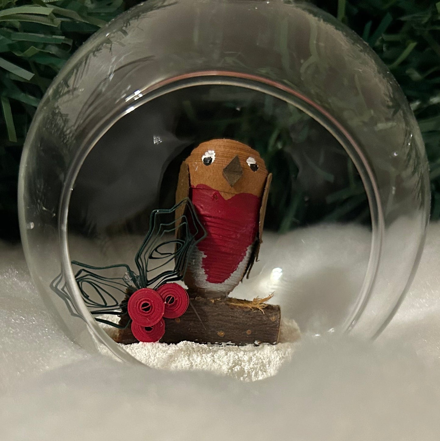 Christmas Robin bauble
