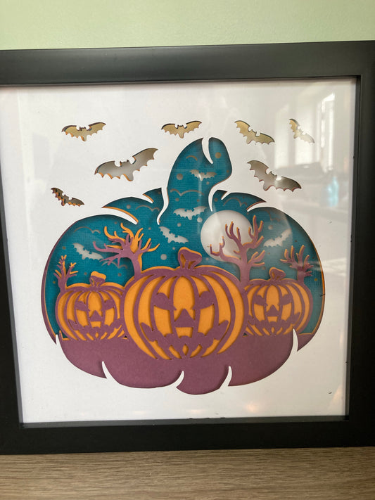 Halloween frame pumpkin 2