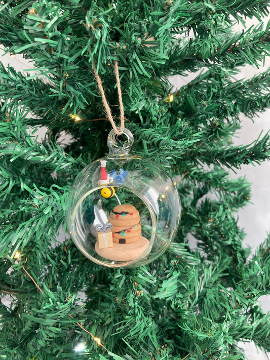 Santa Bee bauble