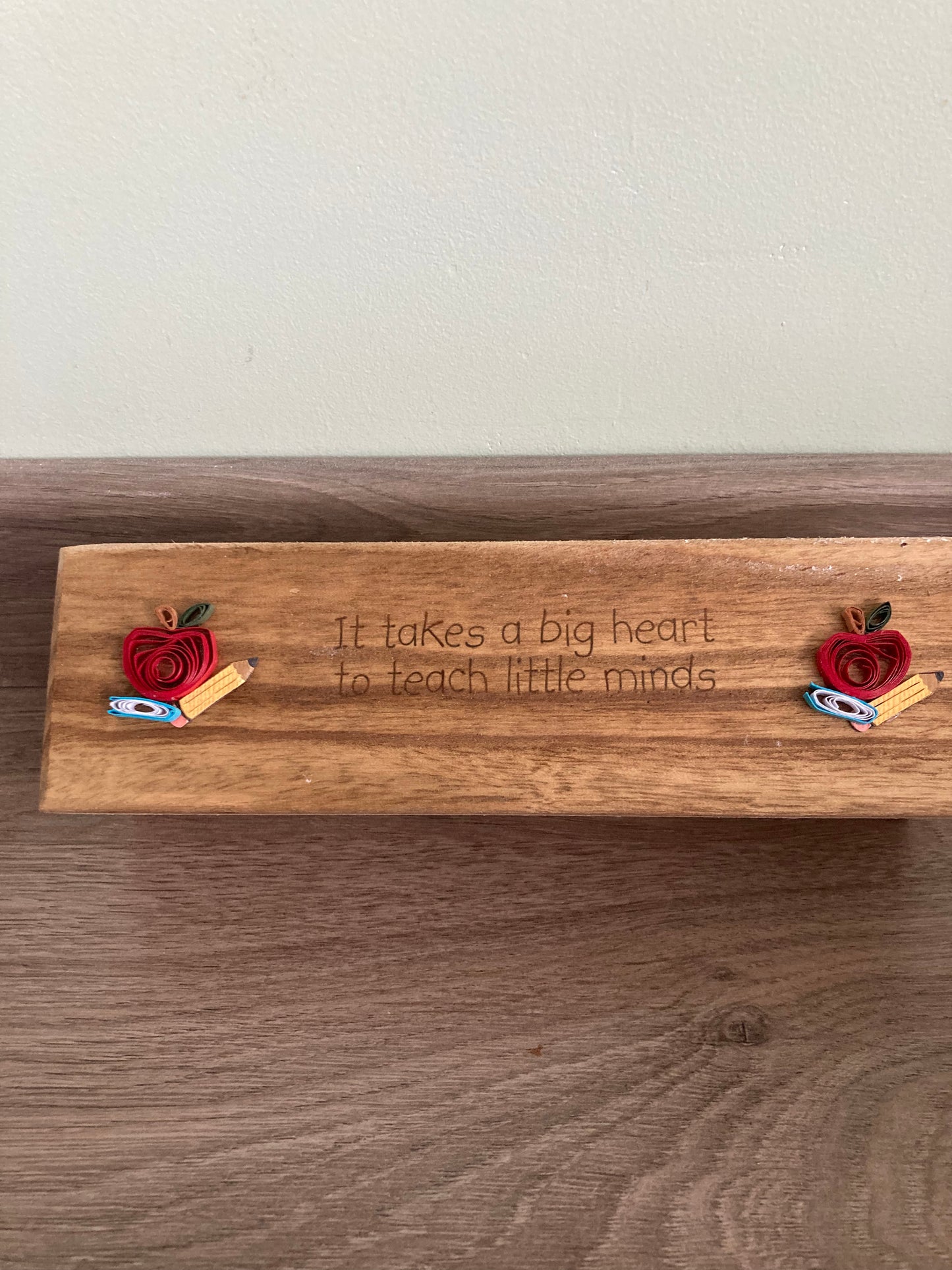 Wooden pencil case