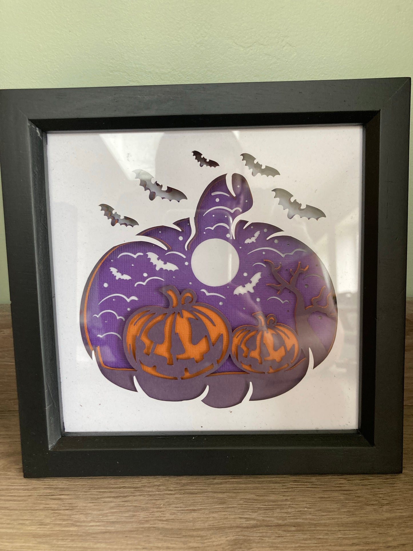 Halloween frame pumpkin 3