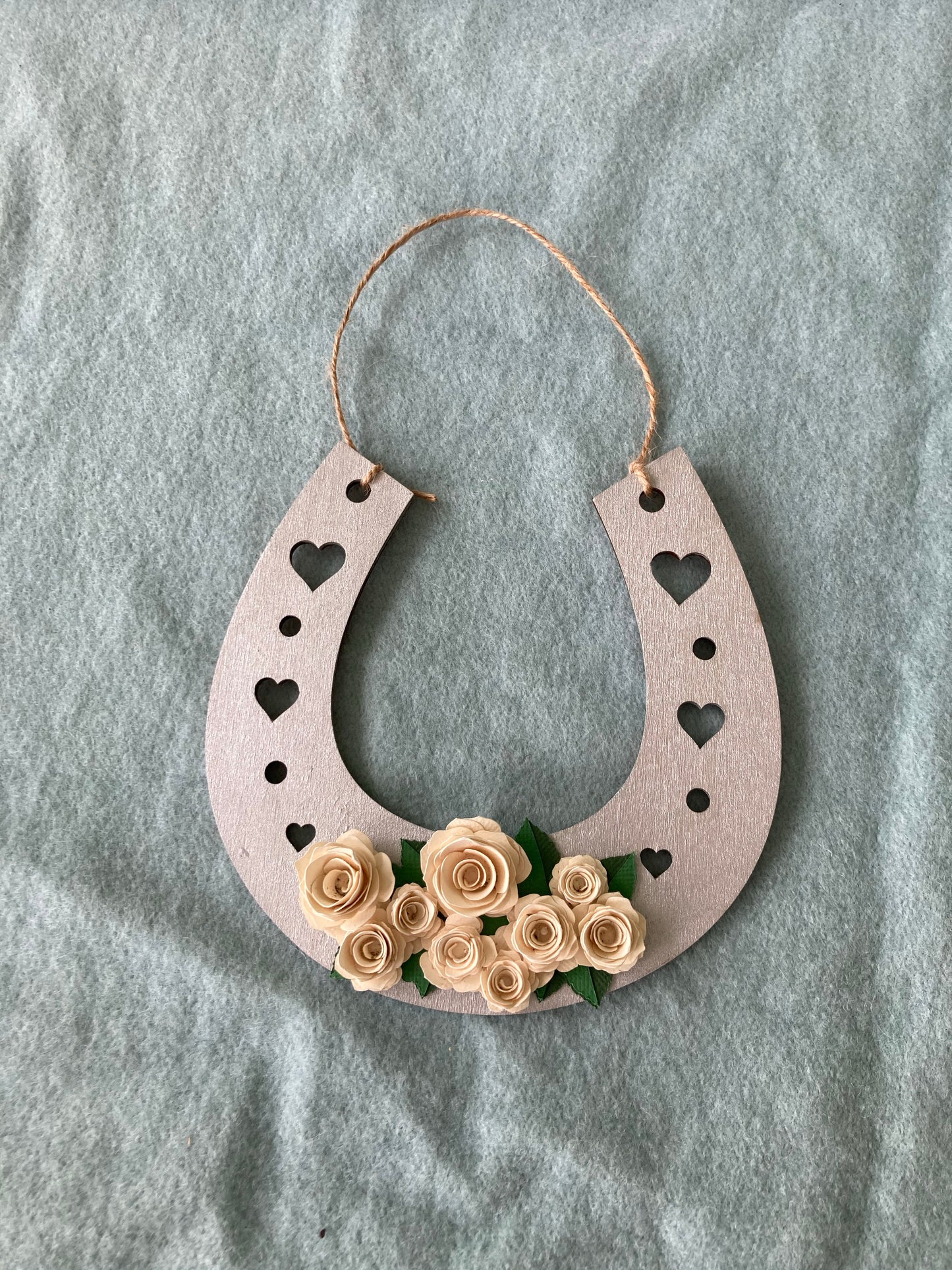 Wedding horseshoe keepsake