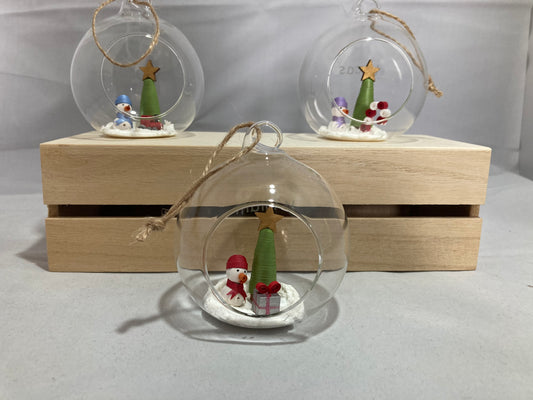 Small snowman bauble