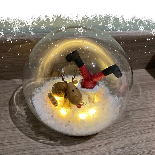 Light up snow globes